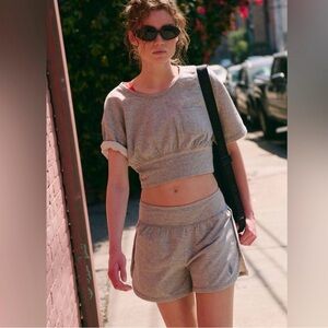 Gray Women's Casual Two-Piece Set